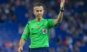 Iglesias Villanueva, árbitro para el Atlético de Madrid-Sevilla